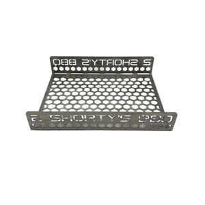 Brisket Mate Short Brisket Caddy – example custom laser-cut branding showing personalised text on front and rear panels, CLD Fabrication