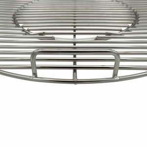 57cm stainless steel kettle grill grate with removable centre section removed – Australian-made Weber GBS and Hunsaker alternative