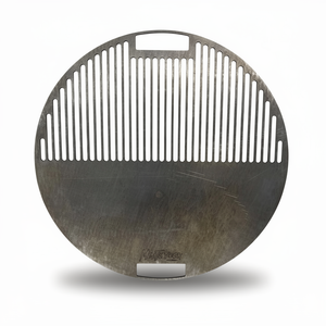 Kettle Smash Griddle and Grill plate with Meatstock logo to suit weber kettle