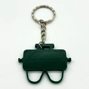 Close up shot of a Green Weber Go Anywhere GA Keyring