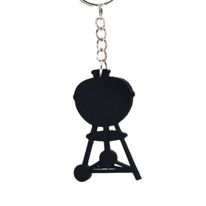 Black weber kettle keyring