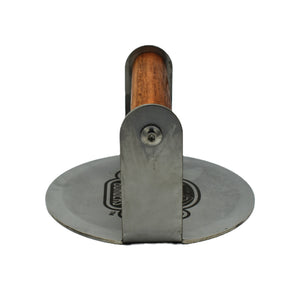 Stainless Burger Smasher side view white background