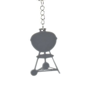 Grey weber kettle keyring