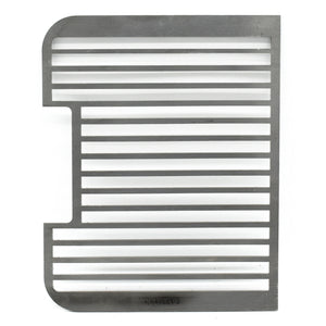 half grill designed to be fitted to a weber Go anywhere
