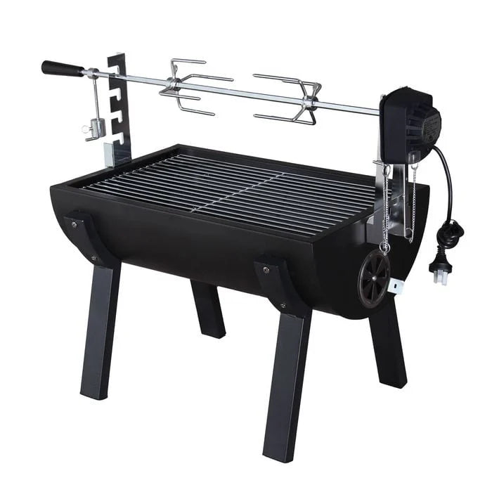 Jumbuck spit rotisserie from Bunnings with CLD Fabrication accessories and upgrades for backyard spit roasting