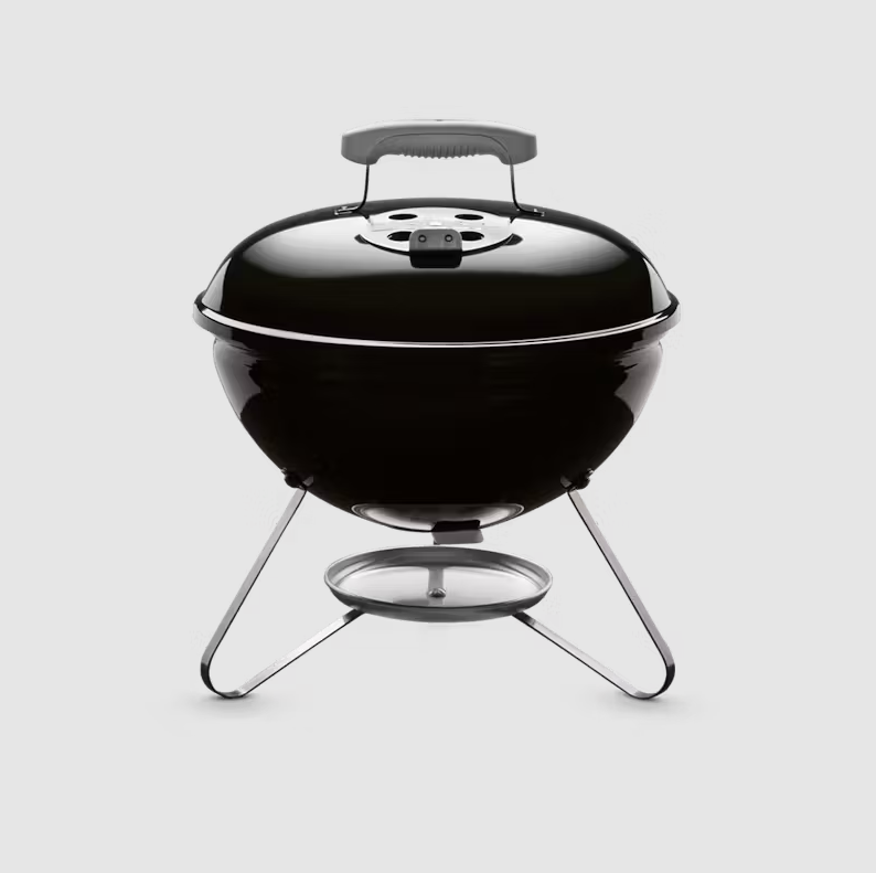 Weber Smokey Joe compact kettle BBQ with CLD Fabrication purpose-built accessories and upgraded parts