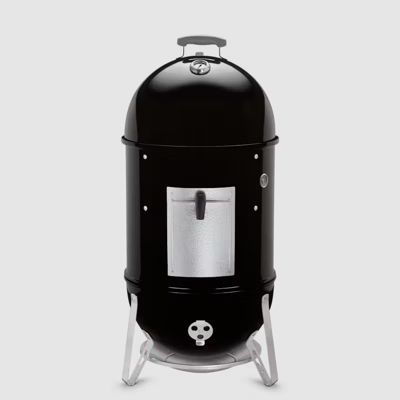 Weber Smokey Mountain smoker with CLD Fabrication rib racks and WSM accessories for low-and-slow BBQ