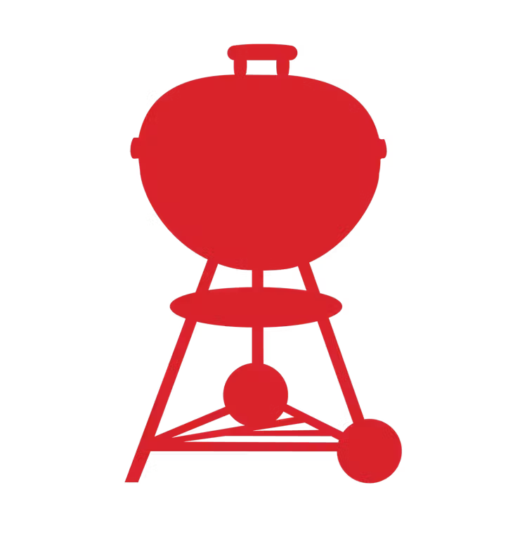 Weber BBQ logo – shop the full CLD Fabrication range of Weber kettle, Go Anywhere, Smokey Joe and WSM accessories