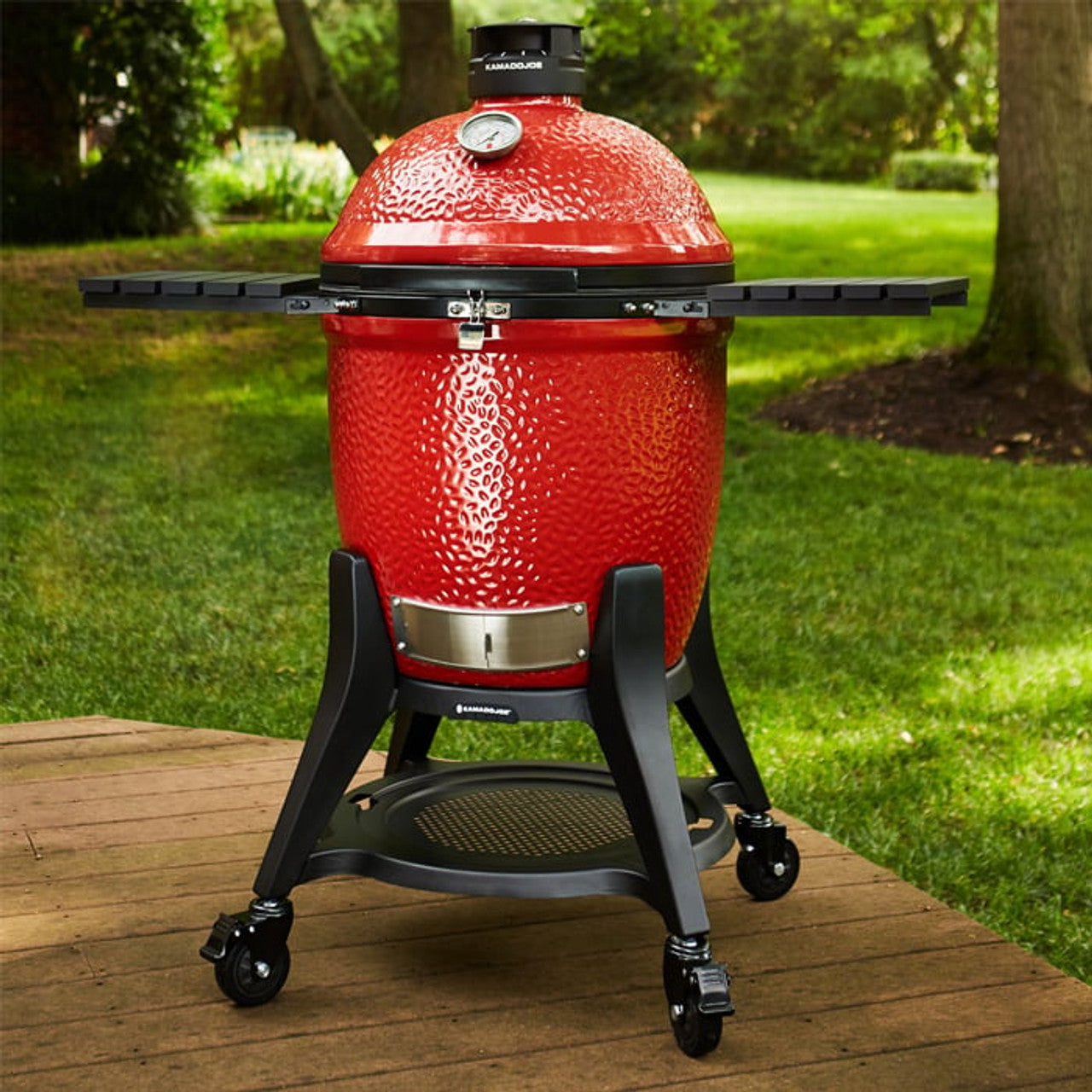 Kamado Big Joe ceramic BBQ cooker – shop CLD Fabrication purpose-built accessories and parts