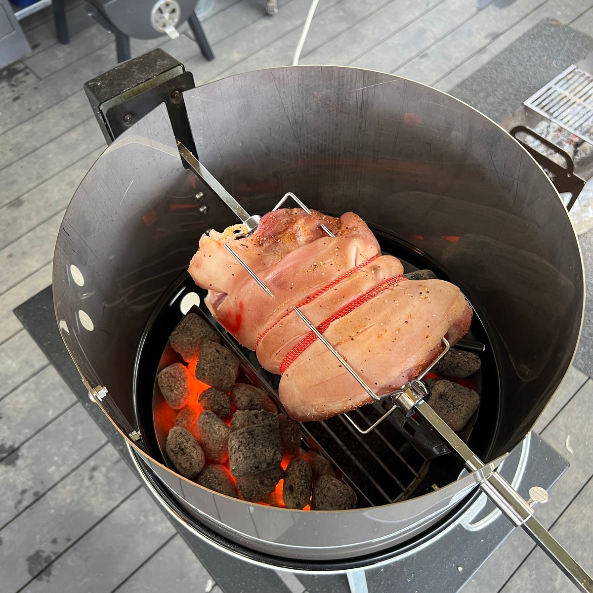 Weber Riser Smokey Joe 200mm Rotisserie Riser 304SS – CLD Fabrication