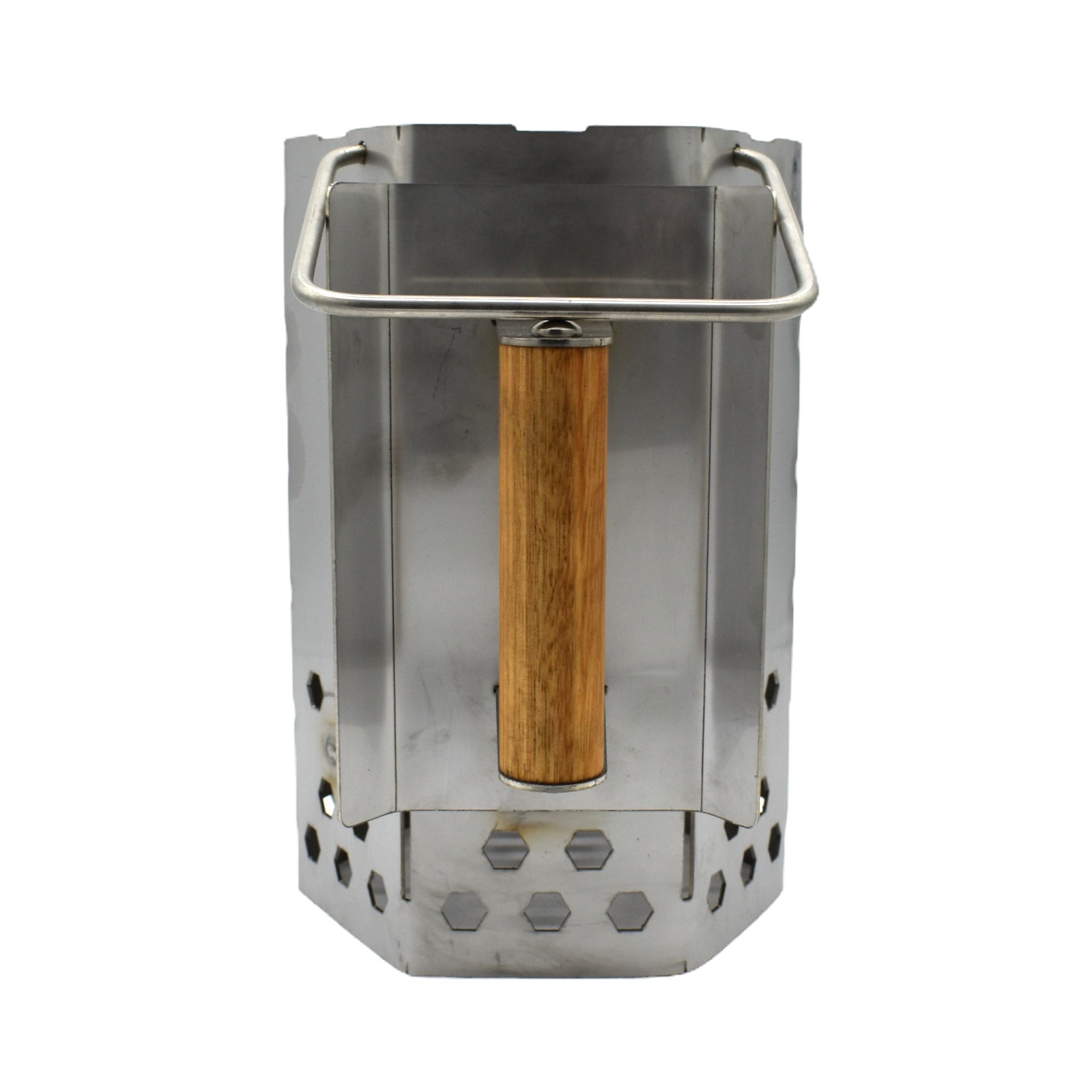 CLD Fabrication heavy duty charcoal chimney starter – 1.6mm and 2mm 304 stainless steel construction detail