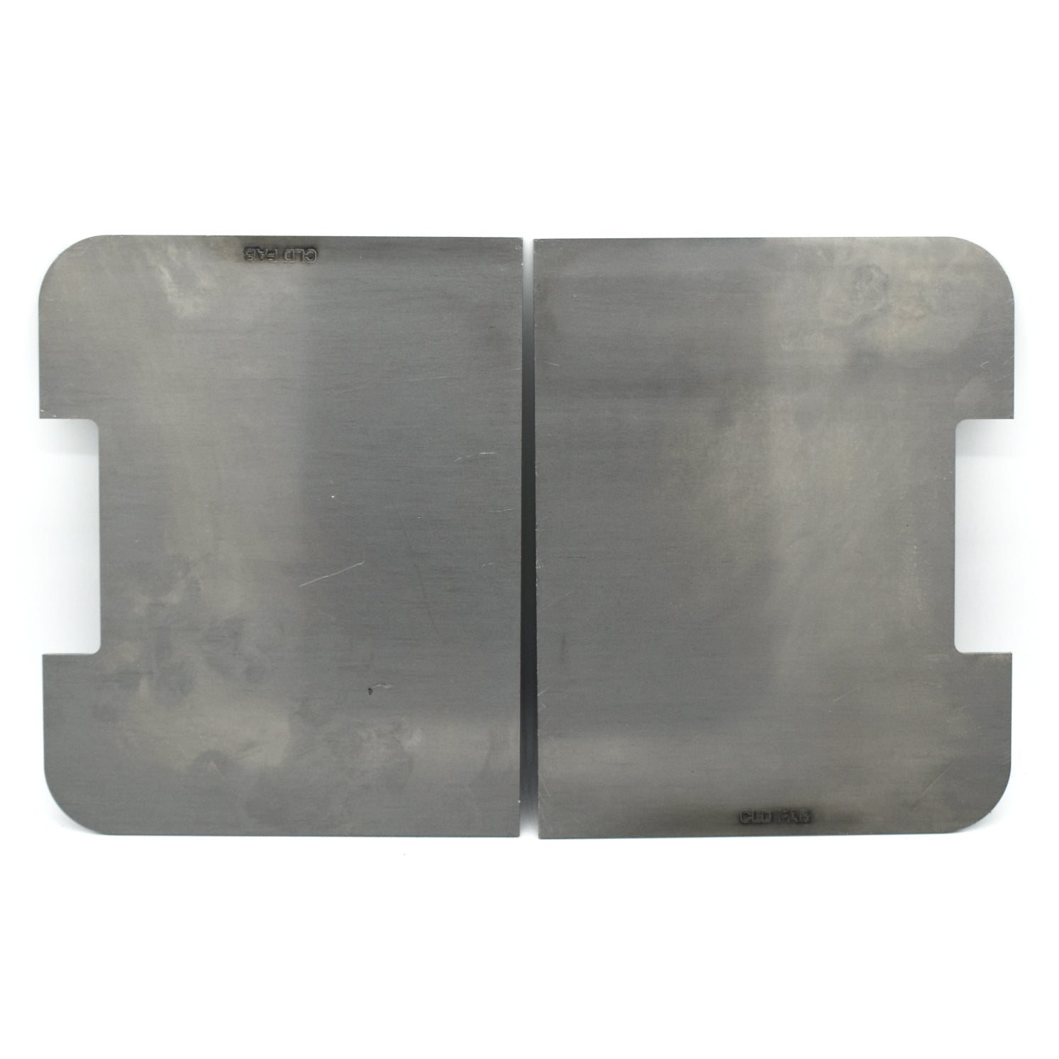 a set of smash plates designed for a weber GA, their are two halves so both pieces can fit into the base of the GA