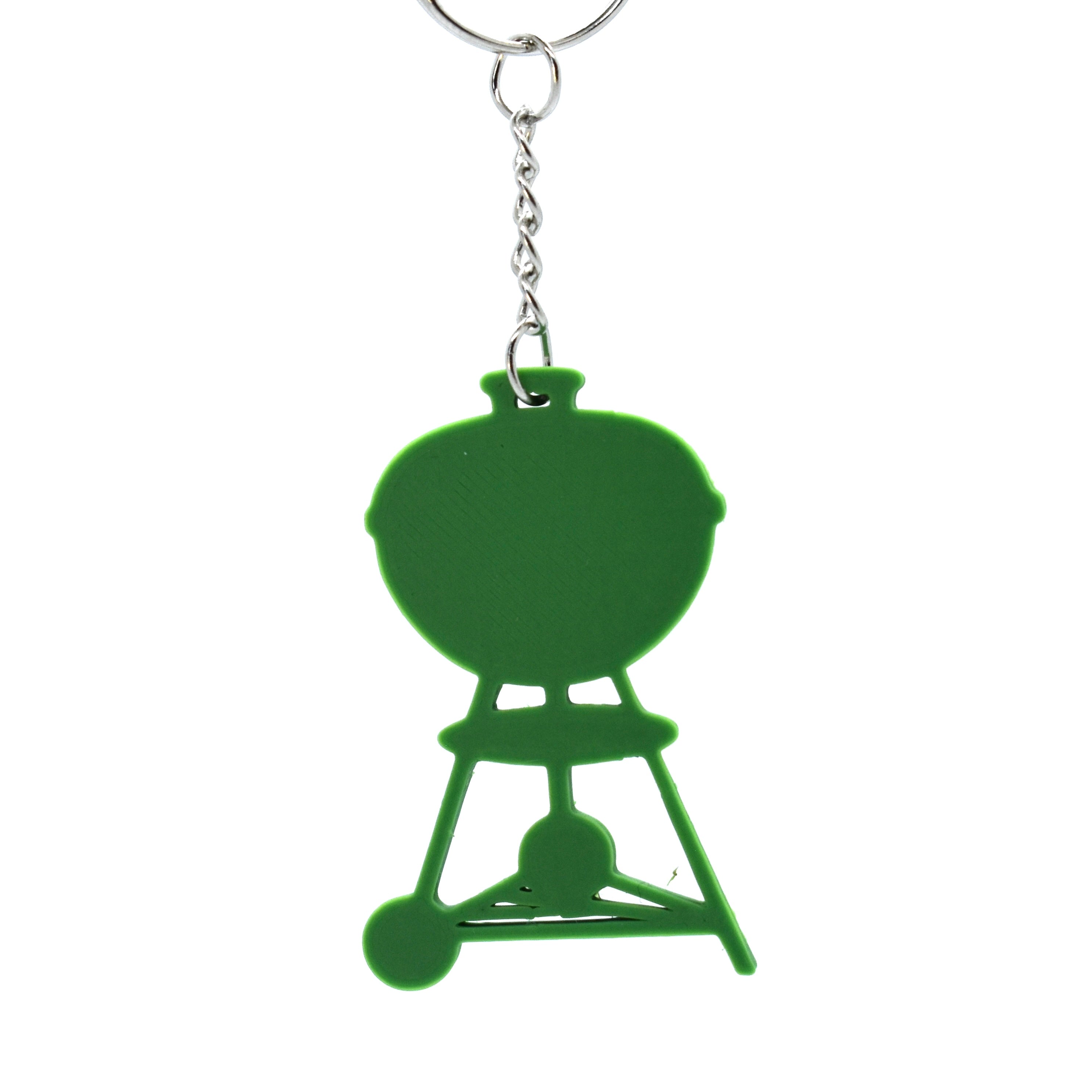 Green weber kettle keyring