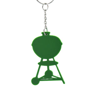 Green weber kettle keyring