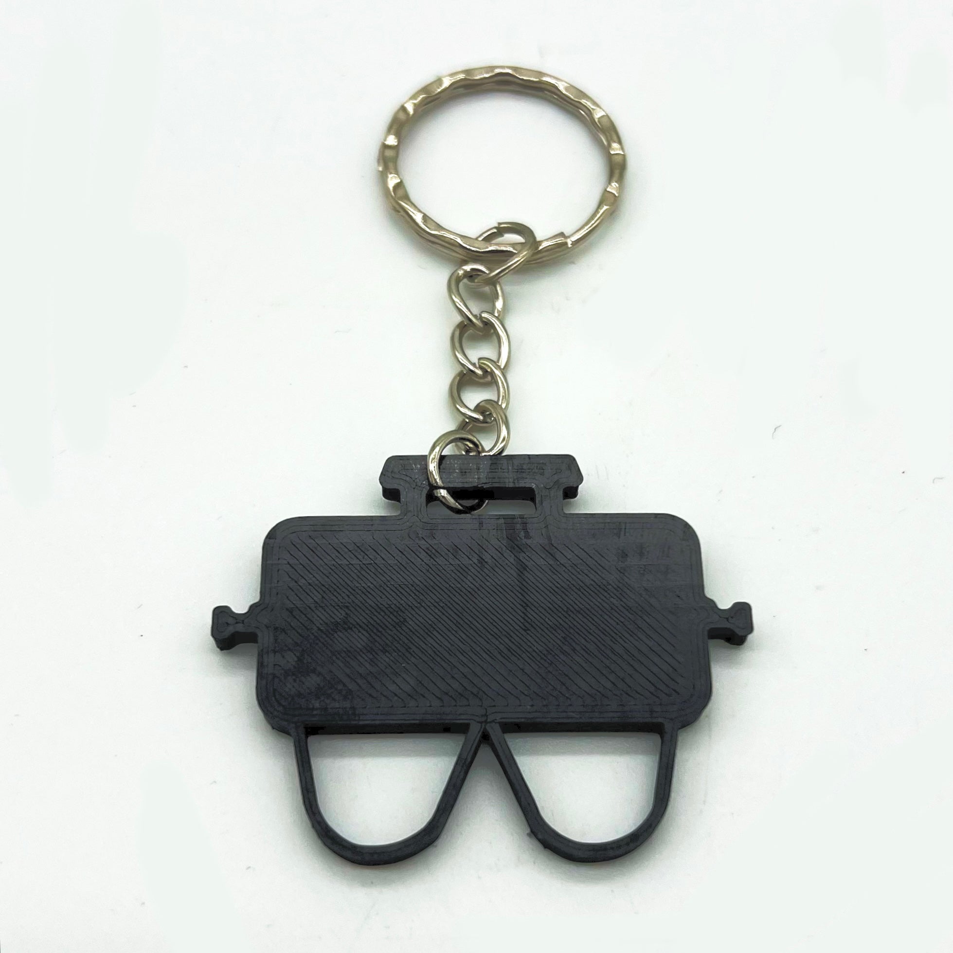 Close up shot of a Black Weber Go Anywhere GA Keyring