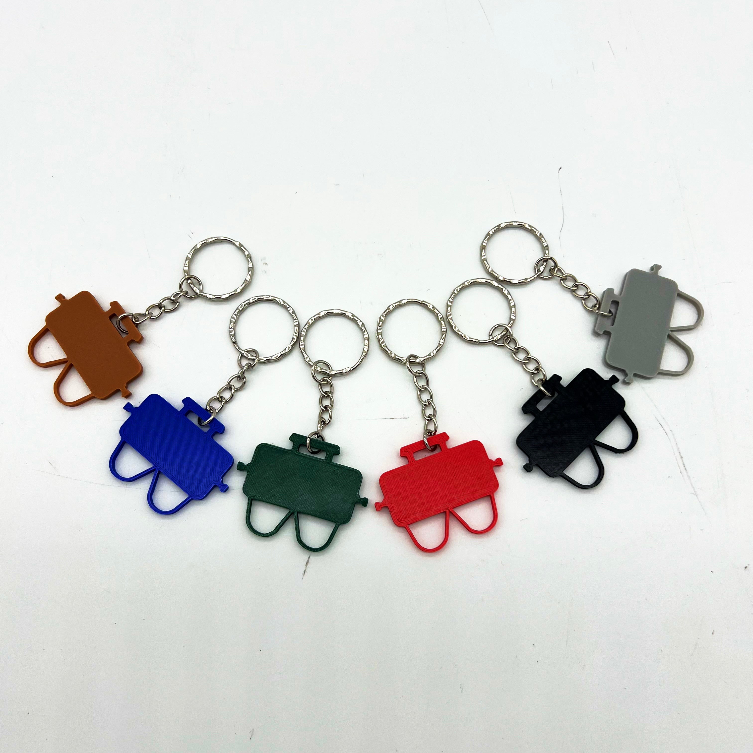 Weber GA Go Anywhere keying showing all 6 colours of available variants