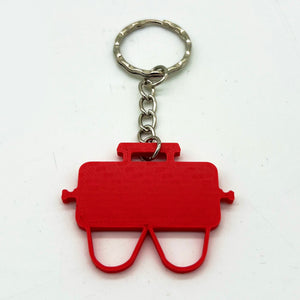 Close up shot of a Red Weber Go Anywhere GA Keyring