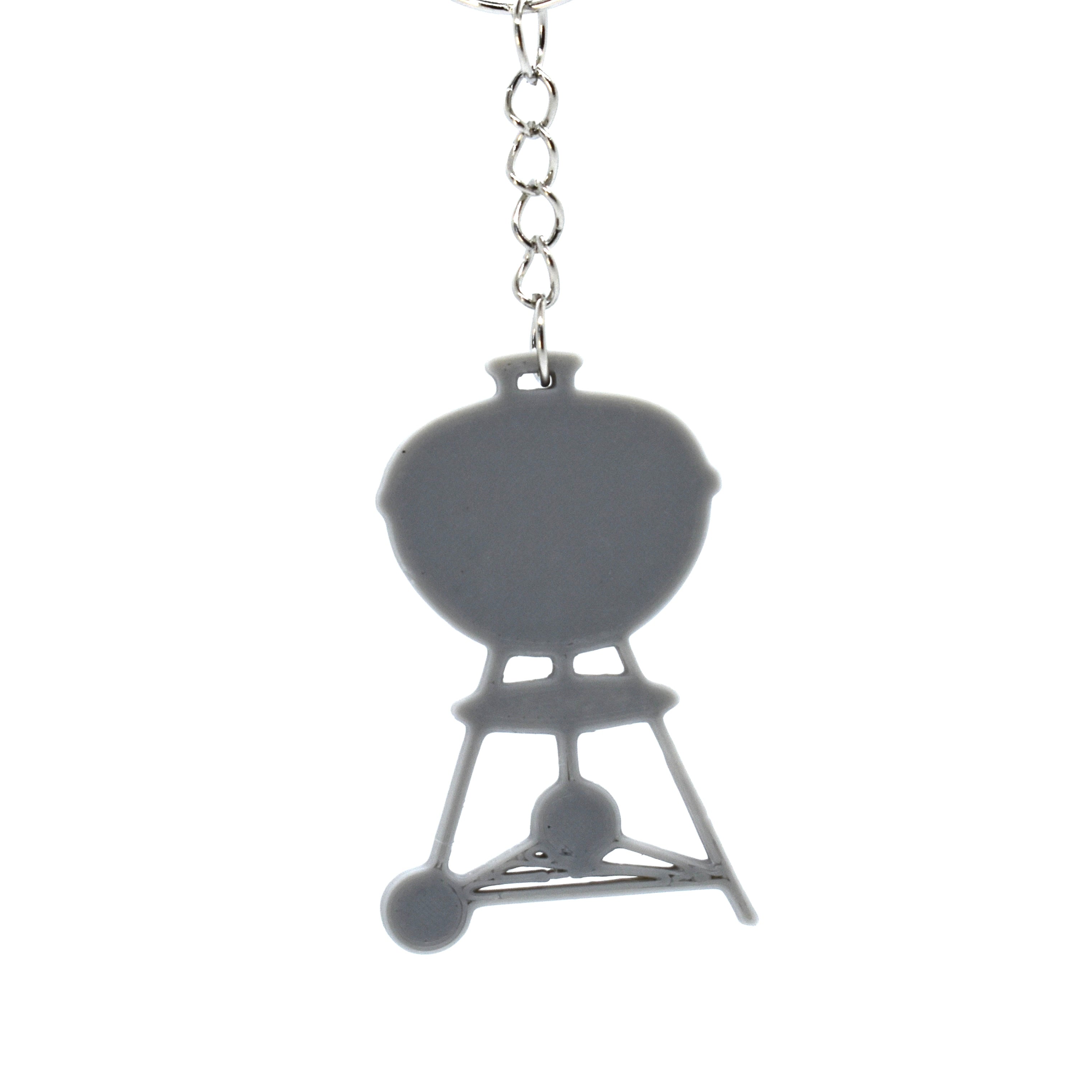 Grey weber kettle keyring