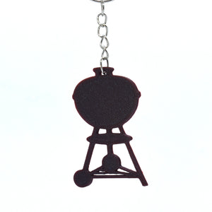 Maroon weber kettle keyring