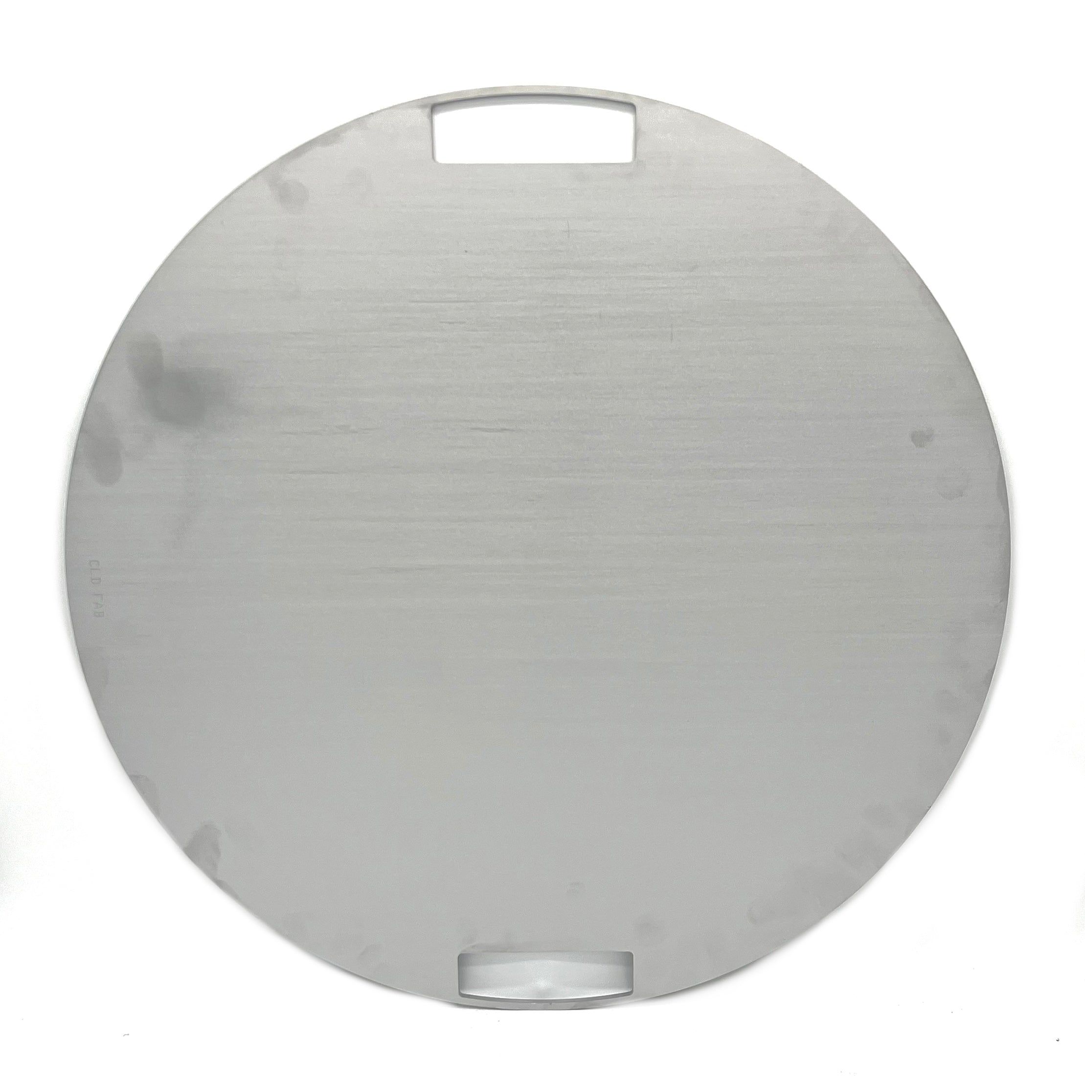 Griddle plate for a Weber Kettle shown, made from 3CRH12 Stainless which is great for cooking on
