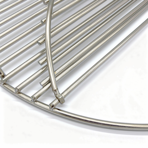 CLD Fabrication stainless steel Weber kettle grill grate with large opening – Australian-made Hunsaker and HexGrate alternative