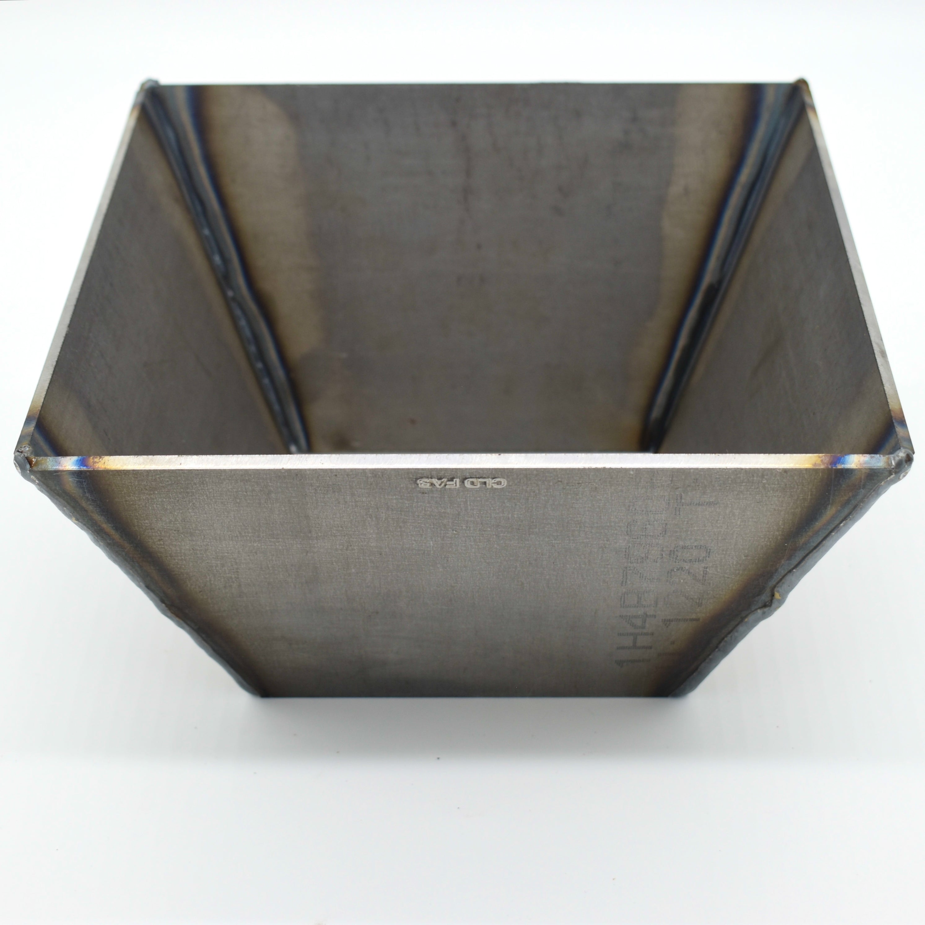 CLD Fabrication Krispy Kone – angled underside view of kettle vortex kone
