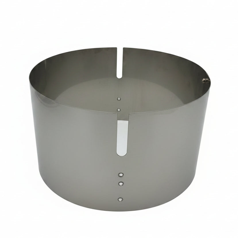 Weber Smokey Joe with 200mm stainless steel riser – angled top view