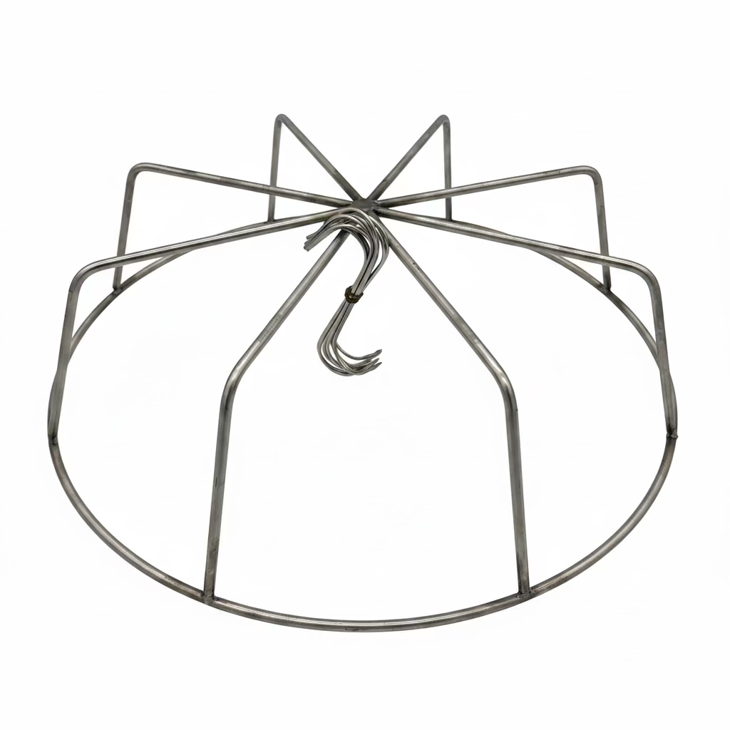 10 stainless steel BBQ hooks included with CLD Fabrication WSM rib rack – Lava Lock competitor