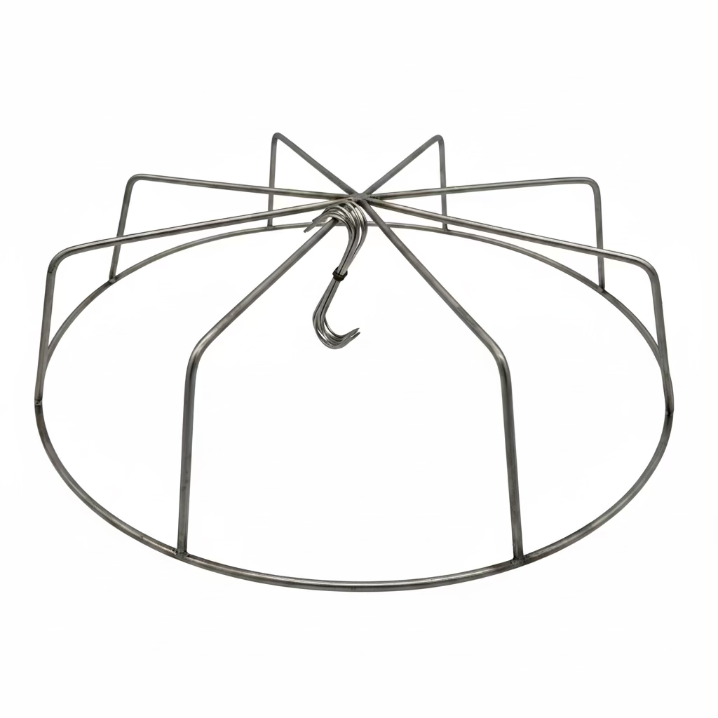 10 stainless steel BBQ hooks included with CLD Fabrication WSM rib rack – Lava Lock competitor
