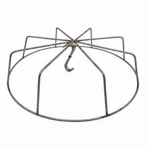 10 stainless steel BBQ hooks included with CLD Fabrication WSM rib rack – Lava Lock competitor